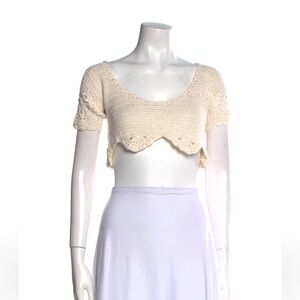 SOLD! Akoia Crochet crop top